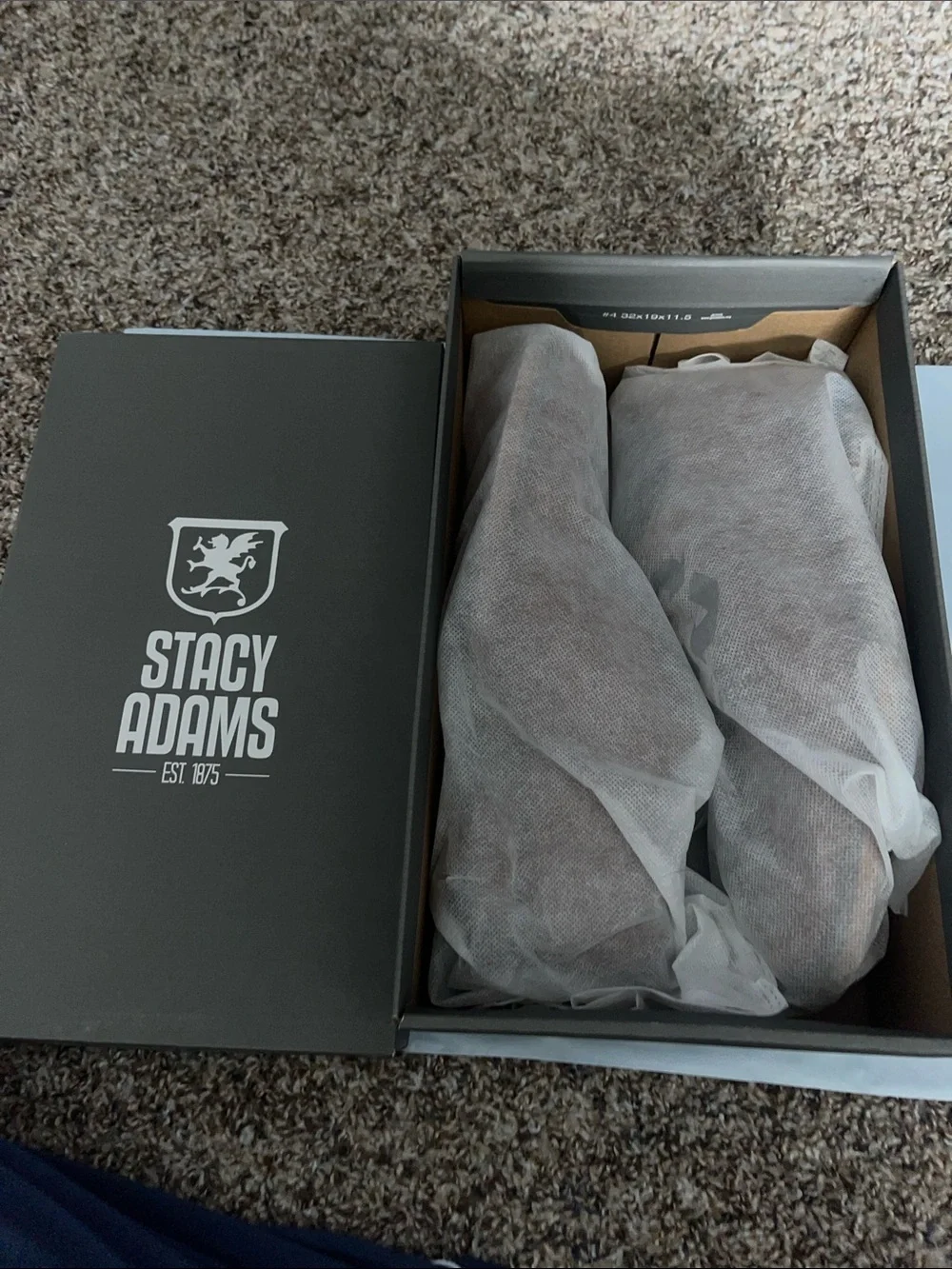 Stacy Adams Tan Brown Lace-Up Oxfords